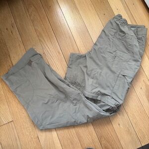 REI Convertible Beige Brown Hiking Pants - Size 10 Petite